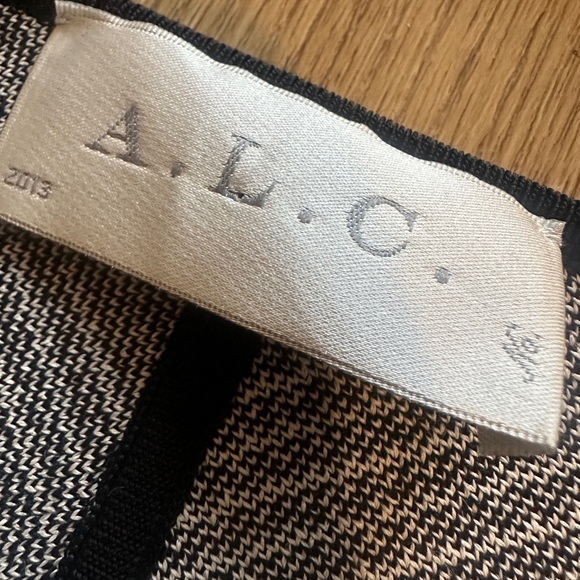 A.L.C. Jay Dress Geometric Jacquard Knit Bodycon NWT Size S - Picture 3 of 15